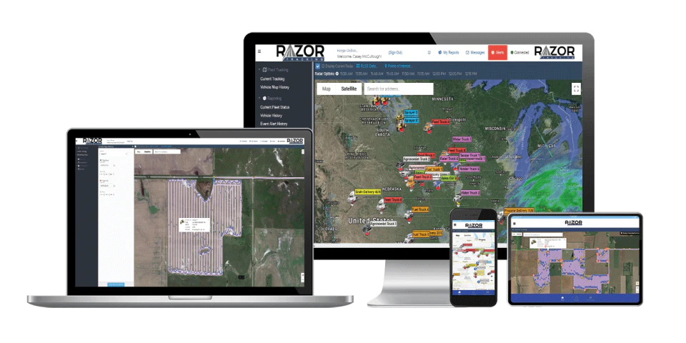 screenshot of Razor Tracking